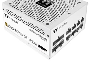 Серия блоков питания Thermaltake Toughpower GF1 W Snow - TT Premium Edition включает модели мощностью 650, 750 и 850 Вт