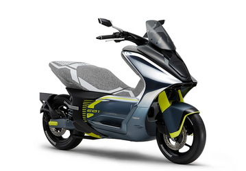 Электрический скутер Yamaha E01 разгоняется до 90 км/ч