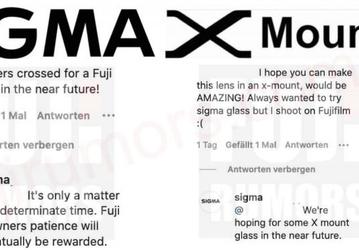 Sigma продолжает обещать выпустить объективы с байонетом Fujifilm X