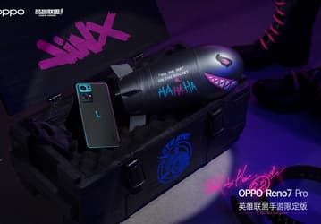 Ракета Джинкс из Arcane превращается в сумку: смартфон Oppo Reno7 Pro League of Legends поступил в продажу