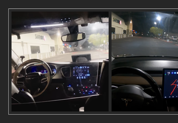 Сравнение автопилотов Tesla и Waymo в реальных условиях. Всё изначально пошло не по плану