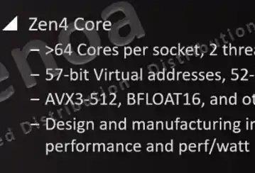 Микроархитектура AMD Zen 4 будет поддерживать команды AVX-512
