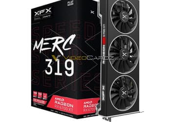 Стало известно, как будут выглядеть видеокарты XFX Radeon RX 6700 XT Speedster QICK319 и MERC319