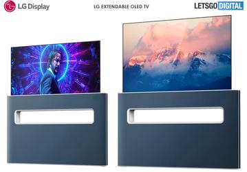 Уникальный телевизор с выдвижным экраном LG на качественных изображениях