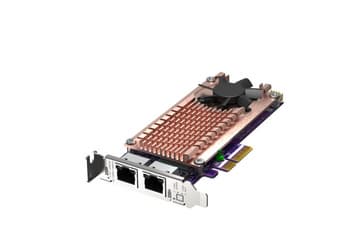 QNAP предлагает карту расширения QM2-2P2G2T с двумя слотами M.2 и двумя портами 2.5GbE