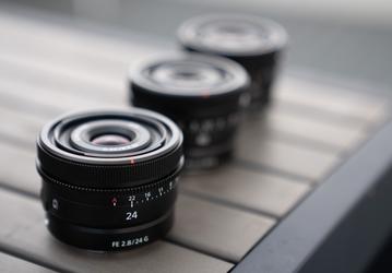 Представлены объективы Sony FE 50mm F2.5 G (SEL50F25G), FE 40mm F2.5 G (SEL40F25G) и FE 24mm F2.8 G (SEL24F28G)