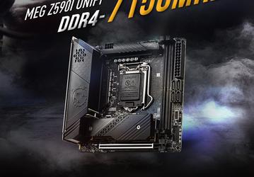 MSI, это победа. Память DDR4 разогнали до 7156 МГц