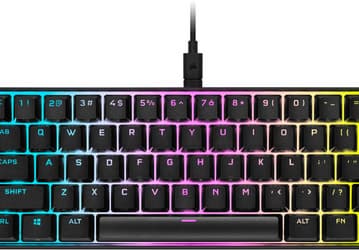 Механическая игровая клавиатура Corsair K65 RGB mini стоит 110 долларов