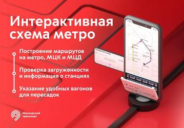 Официальное приложение «Московский транспорт» покажет загруженность парковок, вагонов метро и наземного транспорта