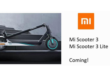 Электросамокаты Xiaomi Mi Scooter 3 и Mi Scooter 3 Lite скоро появятся в продаже