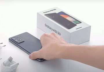 Официальные распаковки водонепроницаемых Samsung Galaxy A52 и Galaxy A72