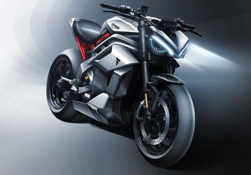 Компания Triumph представила концепт электроцикла TE-1