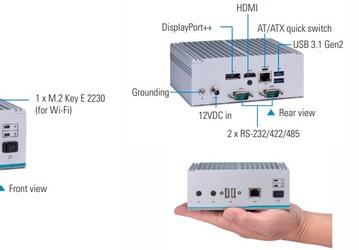 Промышленный мини-ПК Axiomtek IPC eBOX560-52R-FL обходится пассивным охлаждением 