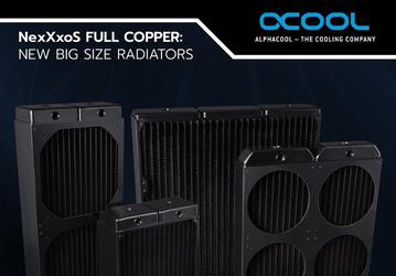 Ассортимент Alphacool пополнили радиаторы большого размера — модель UT60 рассчитана на девять вентиляторов