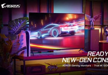Игровые мониторы Gigabyte Aorus 4K при подключении к консолям нового поколения поддерживают частоту 120 Гц