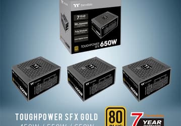 Серия Thermaltake Toughpower SFX Gold – TT Premium Edition включает блоки питания мощностью 450, 550 и 650 Вт