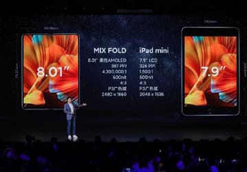 Xiaomi Mix Fold сравнили с iPad mini 