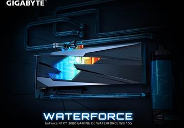 Видеокарта Gigabyte GeForce RTX 3080 Gaming OC WaterForce WB 10G оснащена водоблоком