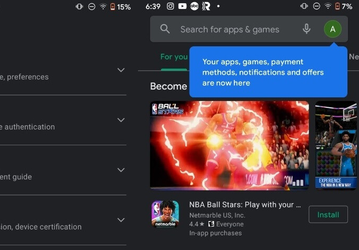 Новый Google Play доступен на Android-устройствах