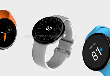 Умные часы Google Pixel Watch во всей красе. Фото не показали, но есть рендеры на их основе