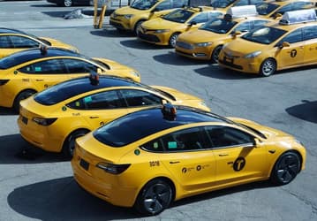 Таксисты США всё чаще выбирают Tesla Model 3