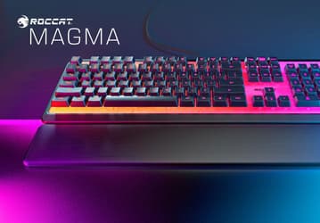 Игровая клавиатура Roccat Magma Membrane RGB имеет необычную подсветку