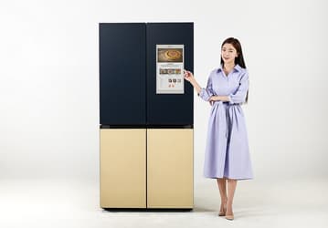 Представлен четырёхдверный холодильник с умным экраном Samsung Bespoke с функциями Family Hub