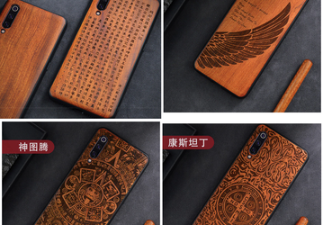 Красивые деревянные чехлы для смартфонов Xiaomi, Redmi и Poco предлагаются по $8,5