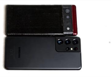 Распечатанный на 3D-принтере макет Google Pixel 6 сравнили с Samsung Galaxy S21 Ultra и Xiaomi Mi 11 Ultra