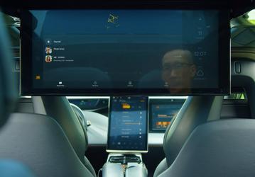 27-дюймовый экран для задних пассажиров. Электромобиль Faraday Future FF91 стал ещё более премиальным