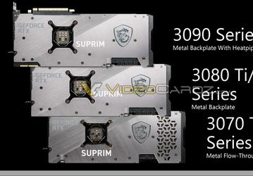 Желающим заполучить GeForce RTX 3070 Ti не стоит рассчитывать на повышение объёма памяти. MSI раскрыла этот параметр