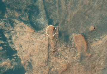 Восхождение марсохода Curiosity на Мон-Мерку сфотографировали из космоса