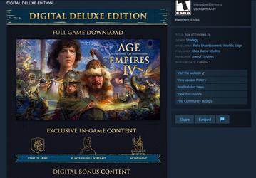 Age of Empires IV засветилась в Steam и на скриншотах