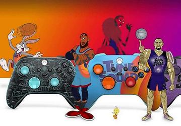 Microsoft представила уникальные геймпады Xbox. Они выполнены в духе анимационного фильма «Космический джем: Новое поколение»