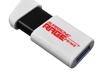 Накопитель Patriot Supersonic Rage Prime 3.2 Gen 2 способен передавать данные со скоростью 600 МБ/с