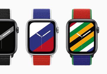 Представлены ремешки для Apple Watch в цветах флагов разных стран, включая Россию