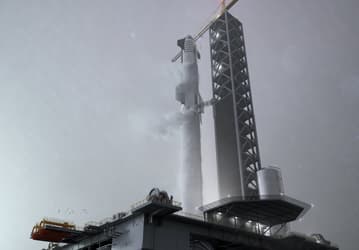 Илон Маск объявил о строительстве океанского космодрома Deimos