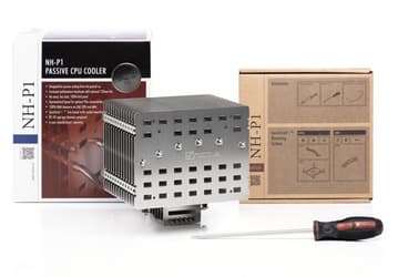 Noctua NH-P1 справляется с пассивным охлаждением процессоров с TDP 125 Вт