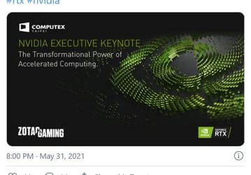 Компания Zotac подтвердила скорый анонс карт GeForce RTX 3080 Ti и RTX 3070 Ti