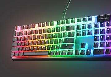 Двухслойные колпачки для клавиш SteelSeries PrismCaps предложены в белом и чёрном вариантах