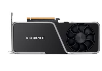 В первом тесте GeForce RTX 3070 Ti показала себя почти на уровне RTX 3080