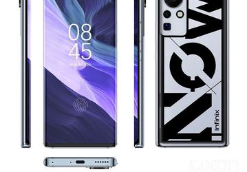 Смартфон, который не похож на флагманы 2021 года. Infinix готовит аппарат с экраном-водопадом и без физических кнопок