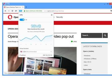 В России начали блокировать Opera VPN
