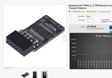 Спекулянты скупили модули TPM 2.0, надеясь нажиться на пользователях Windows 11