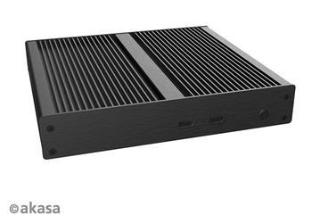 Корпус Akasa Plato NE предназначен для систем на базе Intel NUC 8 и 11 с пассивным охлаждением 