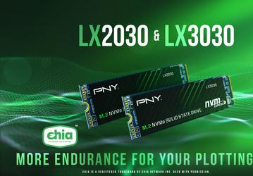 По словам PNY, твердотельные накопители LX2030 и LX3030 хорошо подходят для добычи Chia