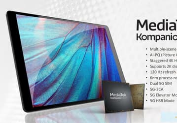 Представлена SoC MediaTek Kompanio 1300T — это аналог Dimensity 1200 для ноутбуков и планшетов