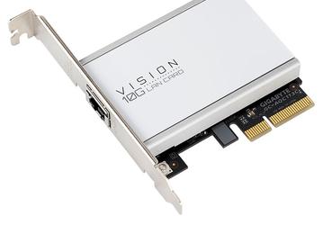 Сетевой адаптер Gigabyte Vision GC-AQC113C 10G оснащён портом 10 GbE