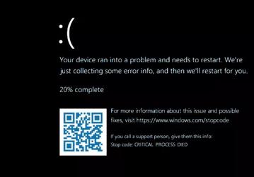 Windows прощается с синим экраном смерти. В Windows 11 он будет чёрным