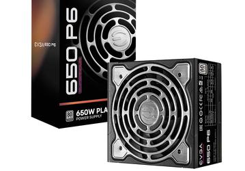 В серию EVGA SuperNOVA P6 вошли блоки питания мощностью 650, 750, 850 и 1000 Вт